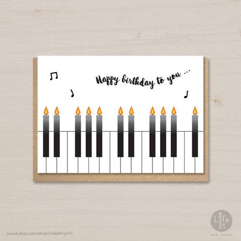 This Birthday Cards item by LifeisArtprint has 56 favorites from Etsy shoppers. Ships from United States. Listed on 26 Apr, 2024 Birthday Candles Printable, Piano Birthday, Birthday Card For Kids, Musical Cards, Happy Birthday Cards Printable, Watercolor Birthday Cards, Birthday Card Drawing, Candle Cards, Masculine Birthday Cards