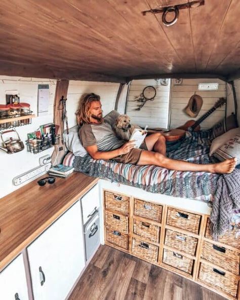 12 Camper Van Conversion Mistakes You’ll Instantly Regret Small Camper Van Interior, Small Van Build Ideas, Small Camper Van Interior Ideas, Small Van Life Interior, Van Layout Ideas, Small Van Conversion, Van Life Kitchen, Small Camper Interior Ideas, Camper Van Interior Ideas