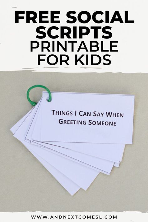 Improve Social Skills, Social Scripts, Coping Skills Activities, Social Skills Lessons, Social Skills For Kids, Counseling Kids, Social Cues, Social Skills Activities, Teaching Social Skills