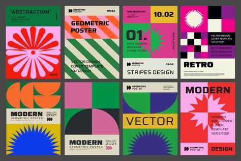 Aesthetics Posters, Geometric Graphic Design, Shape Posters, Geometric Poster, Swiss Design, Poster Abstract, Design Geometric, Graphic Design Print, Cover Template