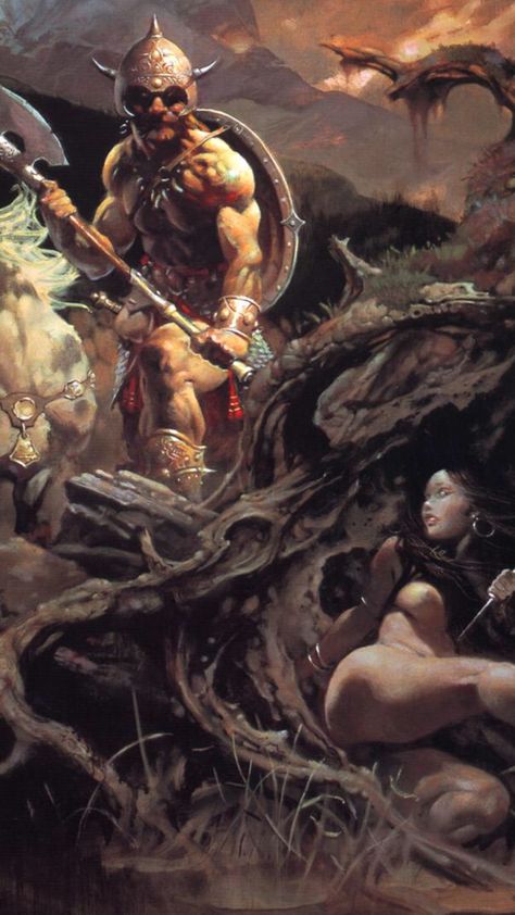 Frank Frazetta fantasy art Conan Artwork, Jeff Easley, Karl Kopinski, Alan Lee, John Howe, Frank Cho, Robert Mcginnis, Advanced Dungeons And Dragons, Dungeons And Dragons Art