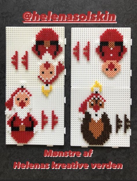 Jul Perler, Hama Disney, Beads Patterns, Disney Christmas, Diy Halloween, Perler Beads, Christmas Magic, Made By Me, Beading Patterns