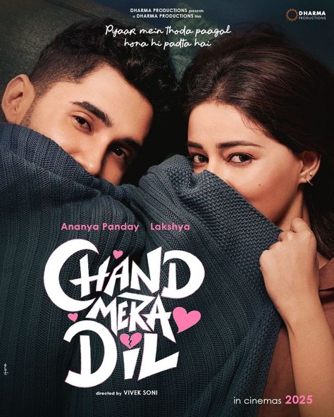 The newest jodi of Ananya Panday & Lakshya in these #ChandMeraDil posters, is giving us all the fuzzy feels! Directed by Vivek Soni, this intense love story releases in cinemas - 2025! 🌙♥️ #ChandMeraDil @ananyapanday @lakshya @karanjohar @adarpoonawalla @apoorva1972 @somenmishra @vivek.sonni @marijkedesouza @paranjapetushar @dharmamovies Dharma Productions, Ananya Pandey, Ananya Panday, Star Kids, Intense Love, Karan Johar, November 9, Film Production, Bollywood Stars