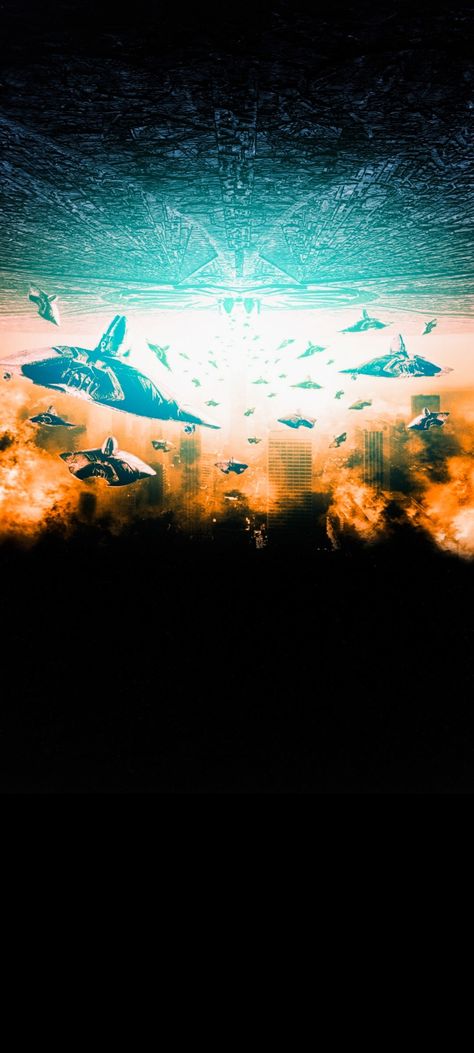 "Independence Day" (1996) Independence Day Film, Independence Day Movie, Independence Day 1996, Art Fan, Movie Wallpapers, Mobile Wallpaper, Will Smith, Independence Day, Unique Art