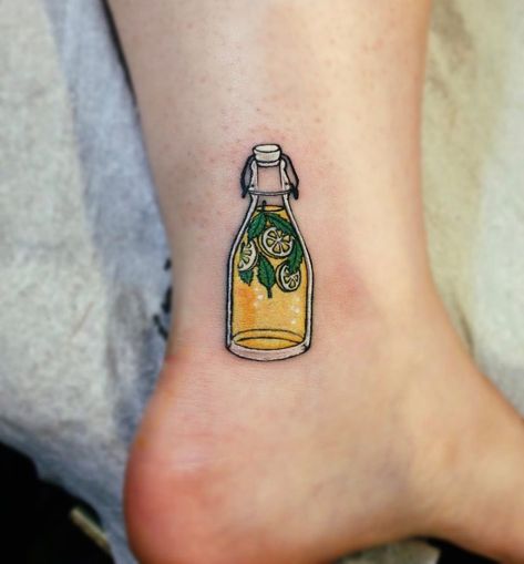 Lemonade Tattoo, Simple Sketch, Cute Little Tattoos, Raspberry Lemonade, Basic Design, Great Tattoos, Ankle Tattoo, Little Tattoos, Sketches Easy