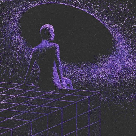 Bored In A Wormhole LP by Ramu, 2022, Shall Not Fade Touchdesigner Art, Wormhole Art, Worm Hole, Typography Alphabet, Alien Invasion, Dark Purple Aesthetic, Pinterest Keywords, Profile Photos, Mystical Art