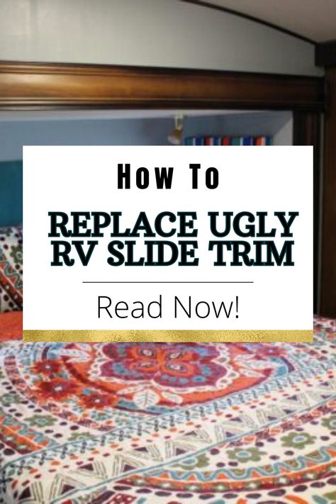 Interested in an RV slide out trim replacement? We've got you covered. Our how to guide teaches your how to remove and replace your RV slide trim in 5 easy steps. Plus we share RV slide out trim ideas to inspire your RV slide out remodel. Start your easy RV renovation today! Camper Makeover Interior, Rv Slide Out Remodel, Vintage Camper Interior Ideas, Small Camper Makeover, Small Camper Interior Ideas, Camper Van Interior Ideas, Camper Decorating Ideas, Small Camper Interior, Modern Camper