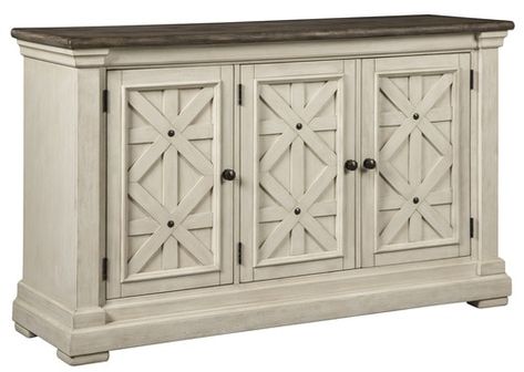 Bolanburg Antique White Dining Room Server (D647-60)