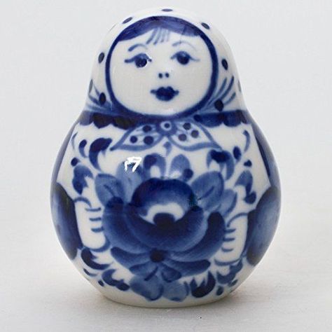 Flow Blue China, Stacking Dolls, Babushka Dolls, Russian Folk Art, Russian Nesting Dolls, Matryoshka Doll, Blue And White Porcelain, Blue And White China, Flow Blue