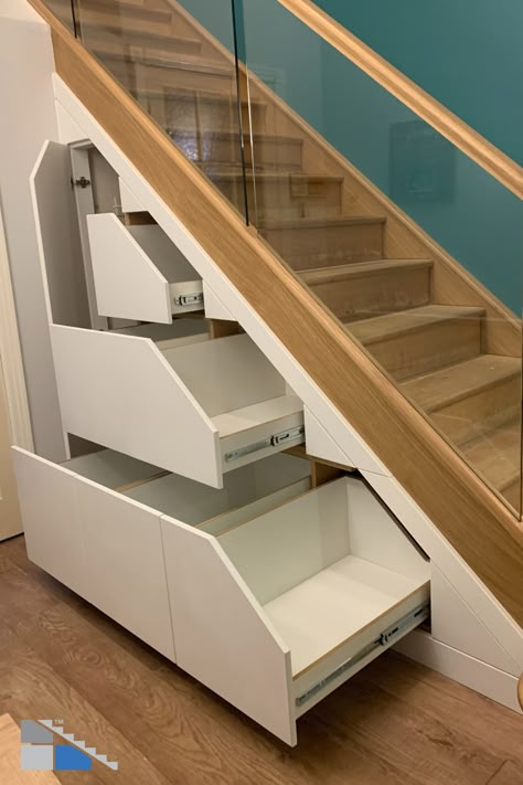 Under Stairs Storage Solutions, Under Stair Storage, Clever Closet, تحت الدرج, Stairs Renovation, Under Stairs Storage, Stairs Design Interior, Stairs Storage, Staircase Storage