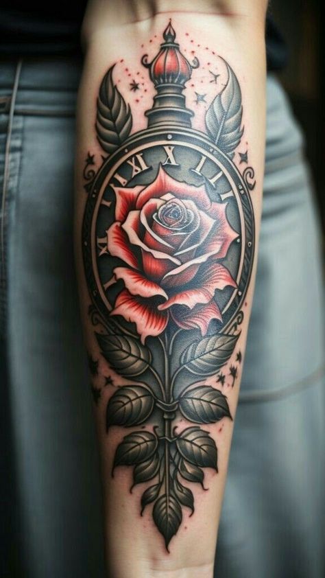 Mujeres Tattoo, Full Hand Tattoo, Hourglass Tattoo, Blue Rose Tattoos, Palm Tattoos, Chicano Style Tattoo, Watch Tattoos, Back Tattoos For Guys, Red Tattoos