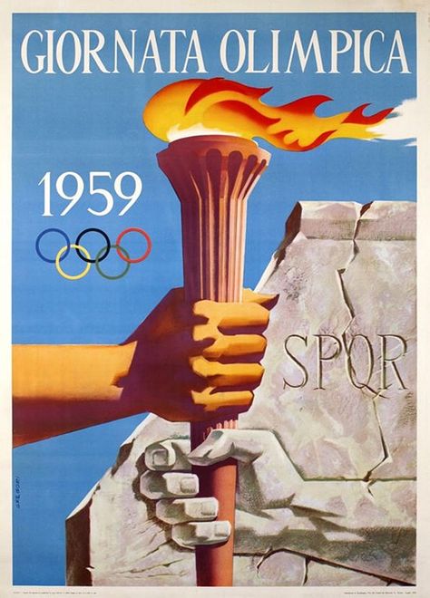 Vintage Olympic Posters to Get You Excited for Sochi | Condé Nast Traveler Olympic Poster, Olympics Graphics, Ancient Olympics, Olympic Party, Olympic Torch, Summer Games, Sports Art, Summer Olympics, Sport Poster