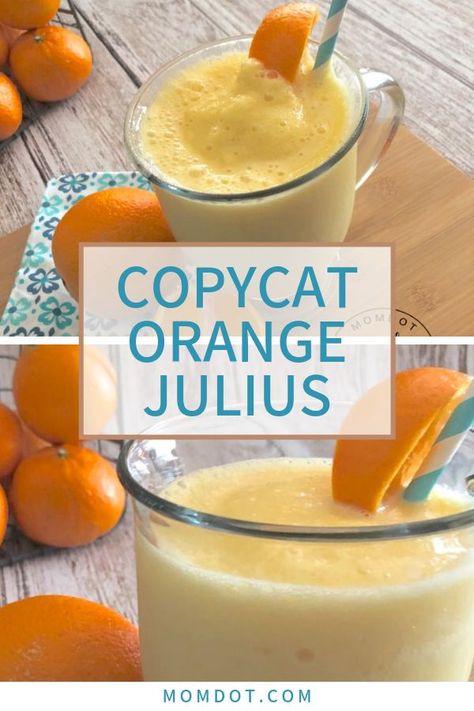 Copycat Orange Julius, Orange Julius Copycat Recipe, Lemon Shots, Orange Julius Recipe, Orange Julius, Orange Juice Concentrate, Perfect Summer Drink, Country Cook, Non Alcoholic Cocktails