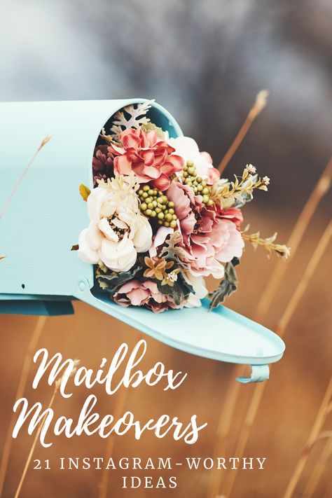 The coolest mailboxes on Instagram! 🤩 Unique ideas to transform your mailbox into a statement piece. #mailboxmakeover #instainspo #DIYhome #uniquemailboxes #creativemailboxes Old Mailboxes Repurposed, Painting Mailbox Ideas, Creative Mailbox Ideas, Creative Mailbox, Mini Succulent Garden, Cool Mailboxes, Old Mailbox, Black Mailbox, Mailbox Makeover