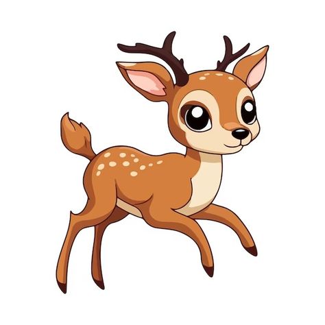 Deer Jumping, Cute Cartoon, Graphic Resources, Deer, Childrens Books, Activities For Kids, Art Design, Animals, Design