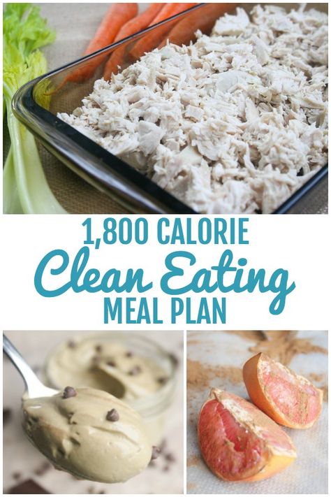 This 1,800 calorie clean eating meal plan is a game changer! Delicious food that can be prepped in advance will set you up for success. #mealprep #foodprep #eatclean #cleaneating #heandsheeatclean Clean Eating Meal Plans, 500 Calorie Meal Plan, 1800 Calorie Meal Plan, Healthy Eating Pyramid, 500 Calorie Meals, Detox Meal Plan, 500 Calorie, Ketogenic Meal Plan, Clean Eating Desserts