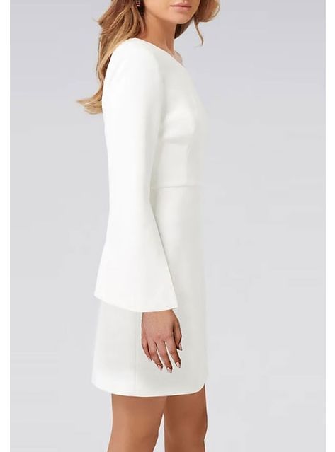 White long sleeve jumpsuit