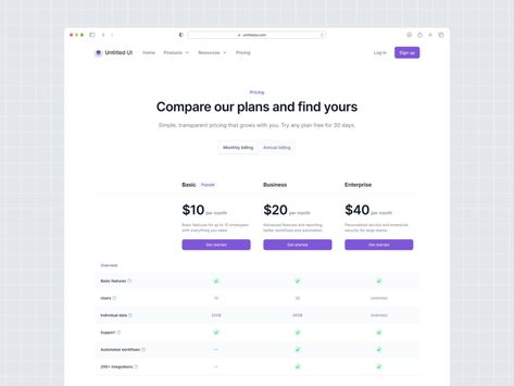 Price Page, Pricing Table, Price Plan, Website Design Layout, Graphic Elements, Block Design, Ui Ux Design, Ux Design, Ui Design