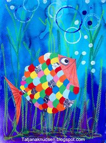 Meet The Creative Part of Me : There is only one you.... or ? Ocean Art Projects, Fish Collage, Mermaid Crafts, Only One You, Ocean Crafts, Kindergarten Art, Art Lessons Elementary, Sea Art, Spring Art