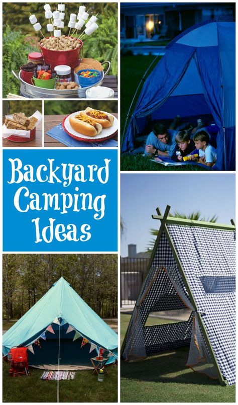 Fun Summer Backyard Camping Ideas Backyard Camping Ideas, Backyard Campout, Van Kitchen, Camping Hacks Food, Camping Diy, Summer Backyard, Backyard Camping, Camping Aesthetic, Camping Party