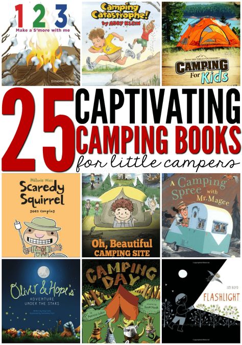 Camping Preschool, Camping Theme Preschool, Storytime Themes, Books For Preschoolers, Camping Crafts For Kids, Camp Read, Camping Classroom, Camping Books, Camping Theme Classroom