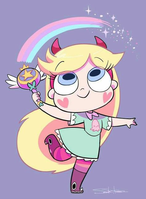 Cute little star The Forces Of Evil, Cartoon Girl, Star Vs The Forces Of Evil, Star Butterfly, Star Vs The Forces, Force Of Evil, Cute Disney, A Cartoon, Disney Wallpaper