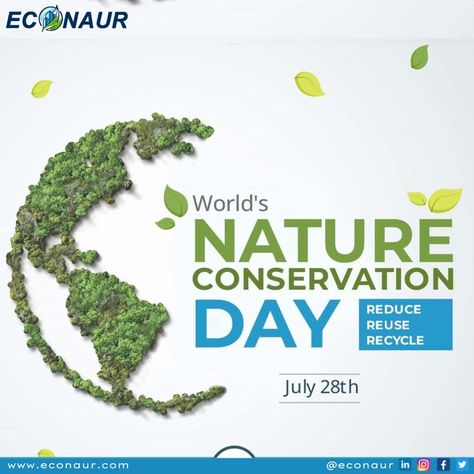 World Nature Conservation Day World Conservation Day, World Nature Conservation Day, Nature Conservation Day, The World Is Beautiful, World Nature, Solar Companies, Minimal Poster, Reduce Reuse Recycle, Nature Conservation