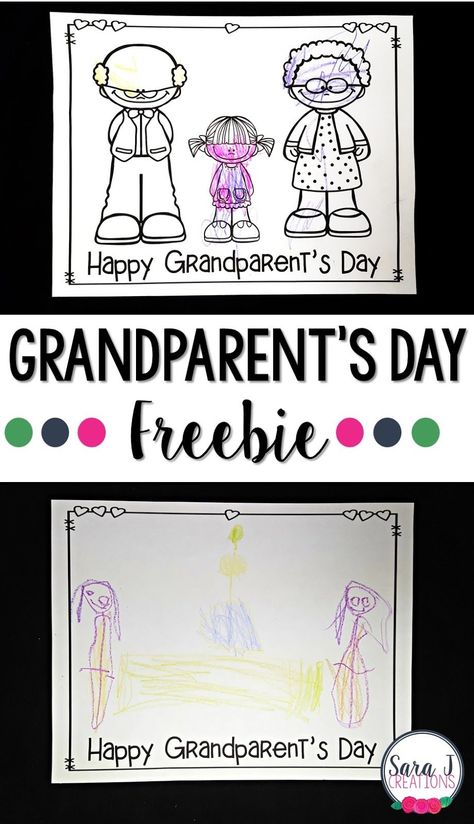 FREE grandparent's day printable gift idea #freeprintable #gifts #diy #grandparents Preschool Grandparents Day, Grandparents Day Preschool, Grandparents Day Poem, Grandparents Day Activities, Grandparents Day Cards, National Grandparents Day, Grandparents Day Crafts, Elementary Classroom Ideas, Grandparent Day