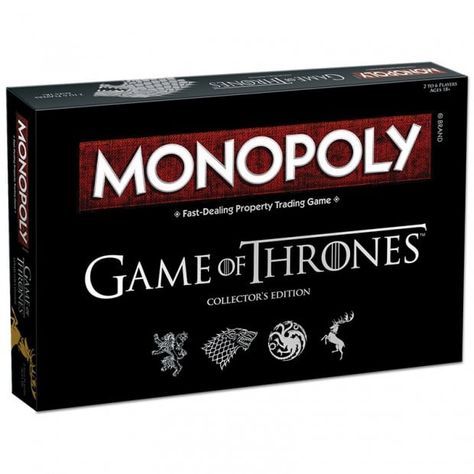 Game of Thrones Monopoly Game Of Thrones Merchandise, Monopoly Money, Monopoly Board, Fire And Blood, Univers Marvel, Monopoly Game, Hbo Game Of Thrones, Arkham City, Gra O Tron