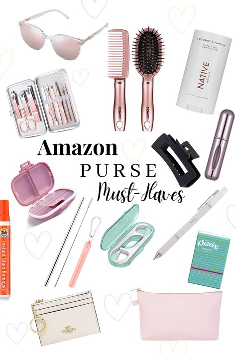 Bethany's Amazon Page Purse Necessities, In My Purse, Amazon Must Haves, My Purse, Aluminum Free Deodorant, Amazon Store, Stain Remover, Daily Routine, Paraben Free Products