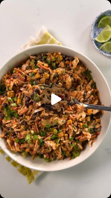 Allrecipes on Instagram: "Everyone, meet Cowboy Caviar’s sassy sister, Cowboy Coleslaw. This zesty southwestern side dish will no doubt be the crave-worthy dish of the summer. GO SPREAD THE NEWS! 

🧑‍🍳: @amandaeight 
🎥: @guacmylife 
🎤: @nicolemcmom 

#cowboycoleslaw #easysides #summerfood #summersides #quickandeasy #sidedishes" Cowboy Coleslaw, Southern Coleslaw, Summer Sides, Cowboy Caviar, Healthier Options, Easy Sides, No Doubt, Tex Mex, Coleslaw