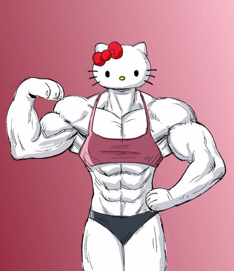 𝙷𝚎𝚕𝚕𝚘 𝙺𝚒𝚝𝚝𝚢 𝚋𝚞𝚝 𝙱𝚄𝙵𝙵 Gym Icon, Images Hello Kitty, Emoji Backgrounds, Hello Kitty Images, Hello Kitty Characters, Kitty Drawing, Hello Kit, Hello Kitty Drawing, Hello Kitty Art