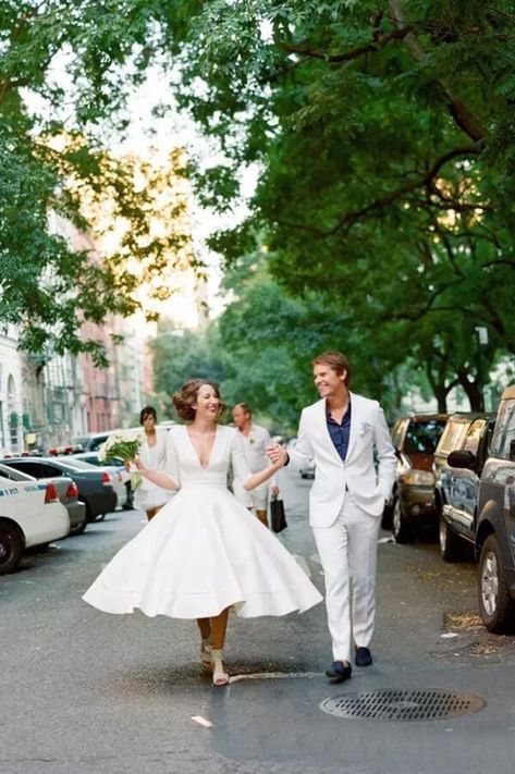 50s style wedding dress