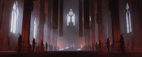 Fantasy Church Art, Cathedral Concept Art, Dark Concept Art, Key Frame, Trail Of Tears, Concept Art Tutorial, Fantasy City, Fantasy Art Landscapes, City Landscape