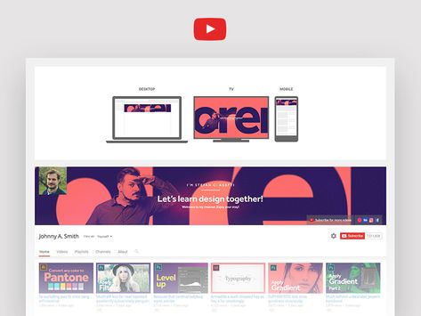 YouTube Channel Branding Template & Asset Generator | Free PSD Template | PSD Repo Youtube Channel Branding, Best Presentation Templates, Channel Branding, Self Branding, Youtube Design, Corporate Presentation, Branding Template, Psd Template Free, Learning Design