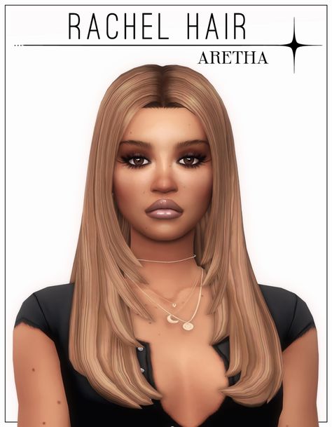 Rachel Hair, Sims 4 Cas Mods, Mod Hair, Pelo Sims, Free Sims 4, The Sims 4 Packs, Sims 4 Mm Cc, Sims 4 Cc Makeup, Sims 4 Cc Folder