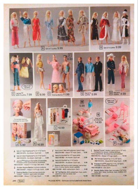 Dolly Pops, Barbie Catalog, Barbie Booklet, Clone Clothes, Barbies Pics, Furniture Dolly, Barbie Images, Vintage Barbie Clothes, Barbie Ken