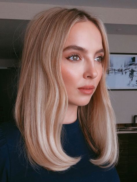 60s Inspired Hair, Wedding Hairstyles And Makeup, Lob Hairstyle, Jodie Comer, Platinum Hair, Hair Color Techniques, Dirty Blonde, Bridal Hair And Makeup, Wedding Hair And Makeup