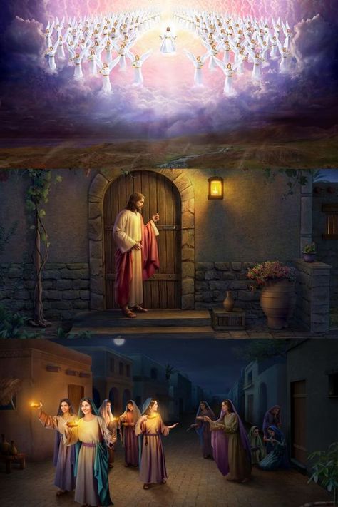 Justified By Faith, The Kingdom Of Heaven, The Rapture, Jesus Return, Bible Images, Bible Illustrations, Jesus Photo, Bible Women, Bible Characters