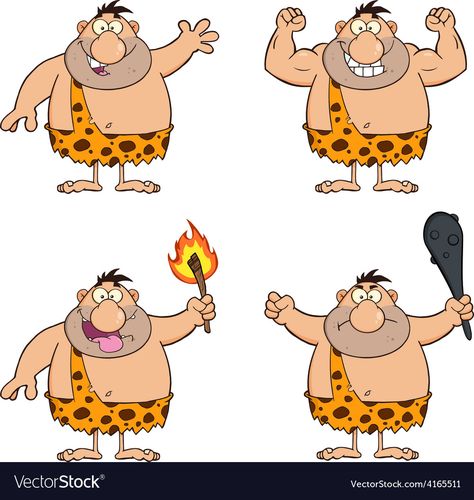 Caveman Cartoon, Stock Photos Funny, Cartoon Character, Cartoon Characters, Animal Art, Winnie The Pooh, Cute Art, Vector Art, Adobe Illustrator