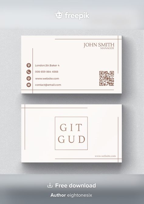 Classic Business Card, Premium Business Cards, Professional Business Card Design, Minimal Business Card, Free Business Cards, Card Business, Logo Business, Shop Ideas, Professional Business Cards