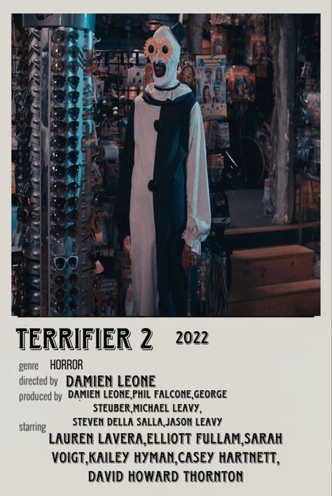 Terrifier 2 Polaroid minimalist movie poster Terrifier 2 Movie Poster, Terrifier 2 Poster, Terrifier Movie Poster, Terrifer2 Movie, Vivarium Movie, Terrifier Poster, It Follows Movie, Terrifier Movie, Terrifier 2