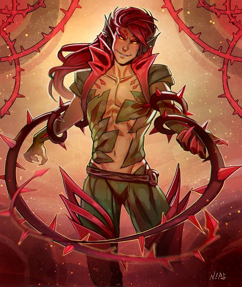 [LoL] Genderbend Zyra Commission [FIX] by N1PS on DeviantArt Nature Superhero, Poison Ivy Character, Adult Mickey Mouse Costume, Evelynn League Of Legends, Poison Ivy Dc Comics, Poison Ivy Cosplay, Plant Monster, Nature People, Couple Halloween Costumes For Adults