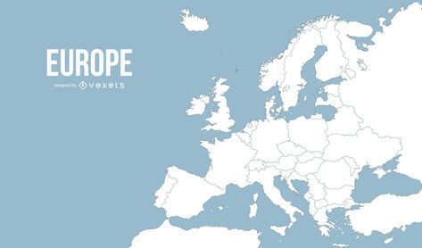 Europe map illustration #AD , #ad, #AD, #illustration, #map, #Europe Map Europe Illustration, Aesthetic Map Of Europe, Europe Graphic Design, Europe Map Aesthetic, Illustration Map, Maps Aesthetic, Map Of Europe, European Map, Brochure Design Layout