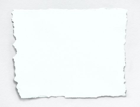 Blank torn white paper template | premium image by rawpixel.com / KUTTHALEEYO White Paper Template, Paper Ripped, Ripped Paper, Paper Outline, Aesthetic Png, Canvas Background, Newspaper Template, Photoshop Resources, Instagram Feed Ideas Posts