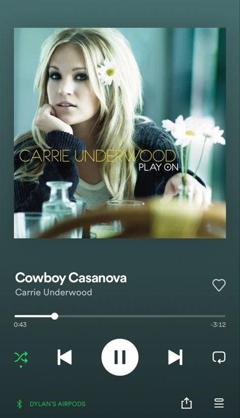 Cowboy Casanova, Carrie Underwood, Carry On, Cowboy