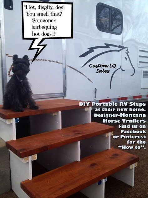 He step is an integral part of the RV. At times, the distance between the ground and your RV can be uncomfortable to climb up and down. Enter and exit your RV safely and reach tough places in RV with steps.  ..........    #diy #fifthwheel #portable #stairs #ideas #wooden #remodel #howtobuild #covers Skoolie Exterior, Rv Steps Ideas, Camper Stairs, Portable Stairs, International Velvet, Rv Stairs, Camper Steps, Rv Mods, Rv Interior Remodel