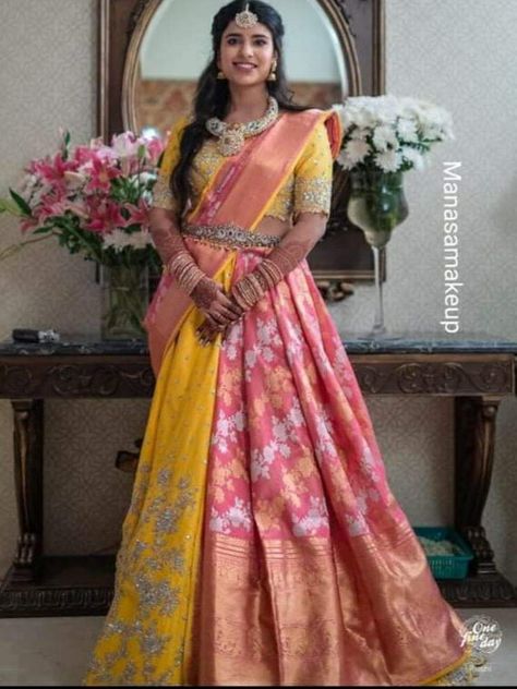 Bridal Cancan Saree, Cancan Saree Drape, Cancan Saree, Indian Wedding Dress Modern, Draping Styles, Saree Drape, Lehenga Style Saree, Lehenga Saree Design, Saree Wearing