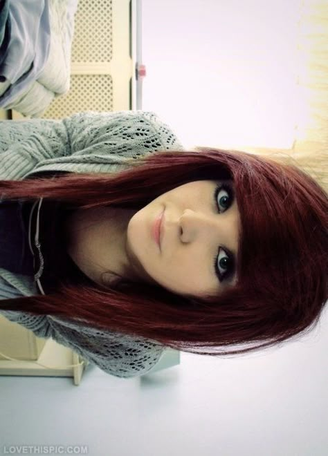 Emo Red Hair Pictures, Photos, and Images for Facebook, Tumblr, Pinterest, and Twitter Emo Hair Styles, Emo Hairstyle, Scene Hairstyles, Emo Scene Girls, Emo Hairstyles, Emo Scene Hair, Scene Style, Scene Girl, Swept Bangs