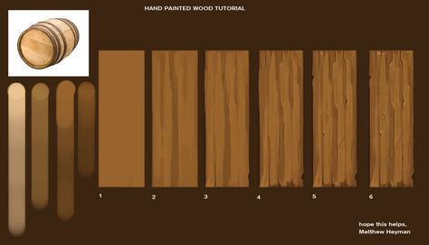 Imgur: The most awesome images on the Internet. Wood Digital Art, Painted Wood Texture, Game Textures, Hand Painted Textures, Texture Drawing, Photoshop Painting, Digital Painting Tutorials, 3d Texture, Hand Painted Wood